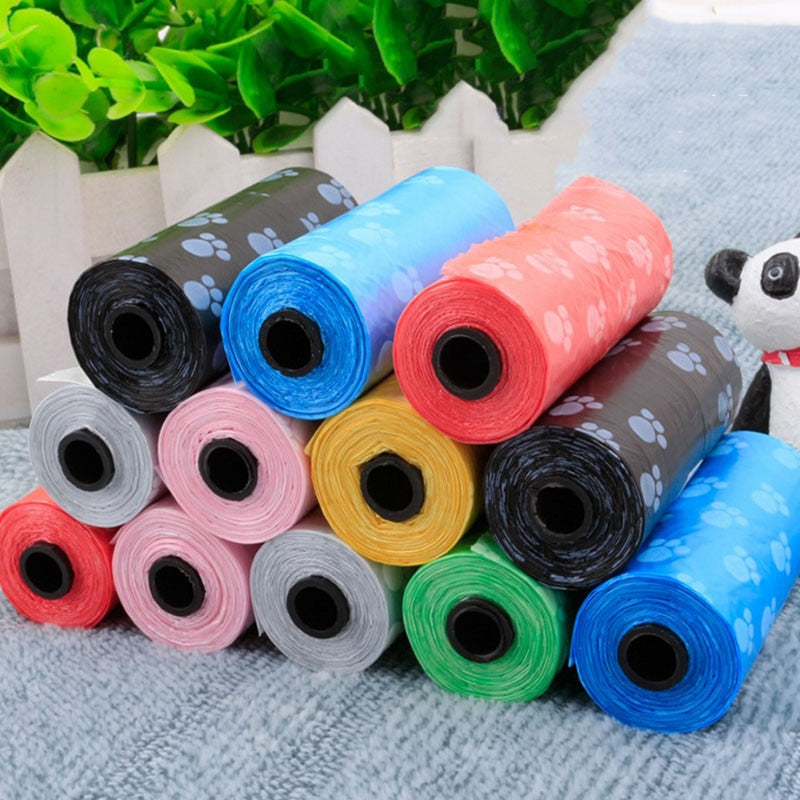 חבילה של 10 גלילי שקיות לאיסוף צרכים